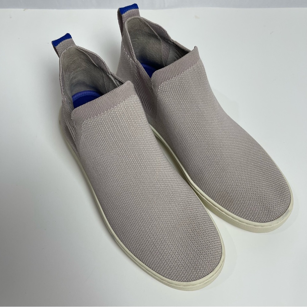 Rothy’s High Top Sneaker Boots Lilac Grey Size 7.5